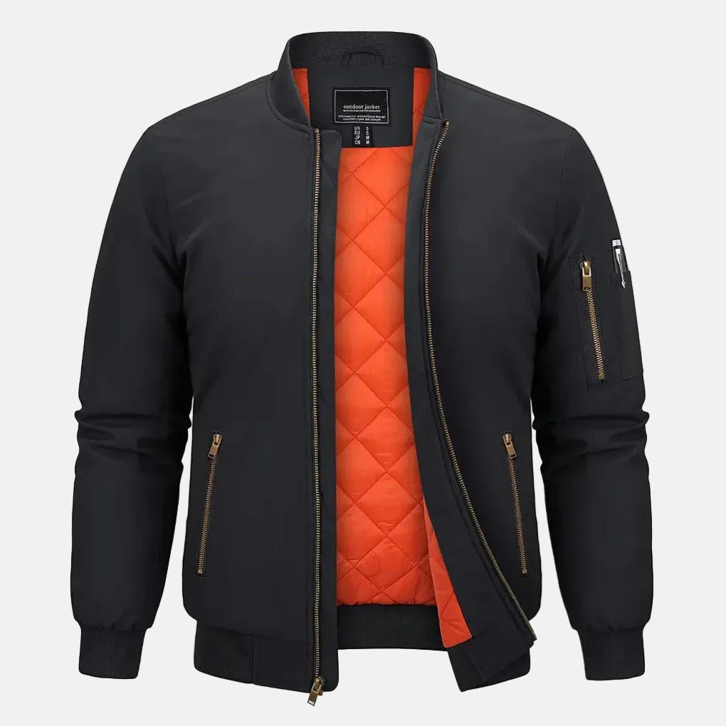 Men’s Bomber Jacket – Casual Pilot Style