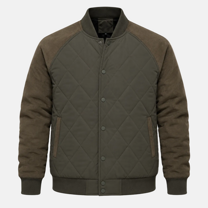 Quilted Bomber Jacket