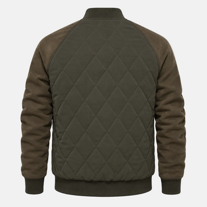 Quilted Bomber Jacket