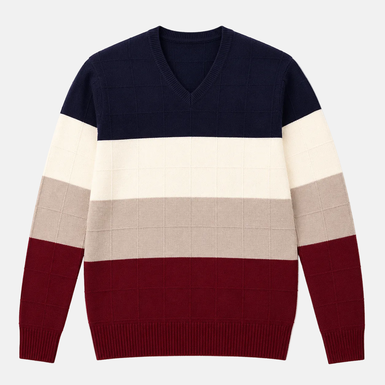 Korean V-Neck Knit Sweater