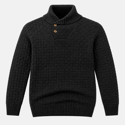 Men’s Crew Neck Sweater Textured Knit