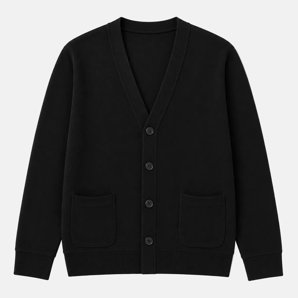 Men´s Cotton Knit V-Neck Cardigan