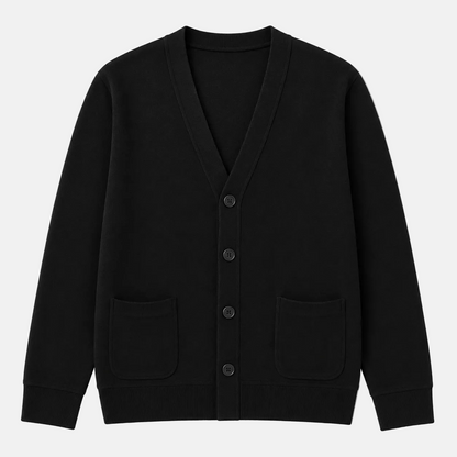 Men´s Cotton Knit V-Neck Cardigan