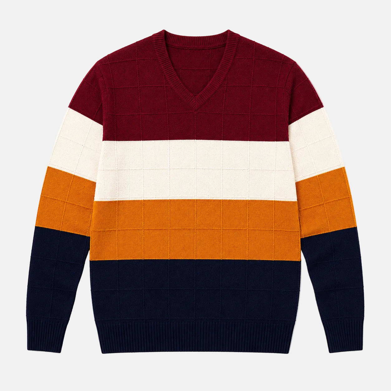 Korean V-Neck Knit Sweater