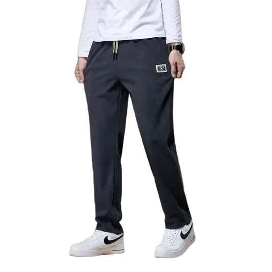 Corduroy Pants Elastic Waist Comfort Fit