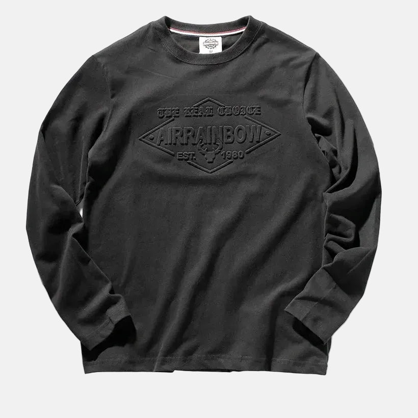 Long Sleeve Washed Cotton T-Shirt