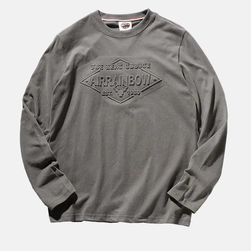 Long Sleeve Washed Cotton T-Shirt