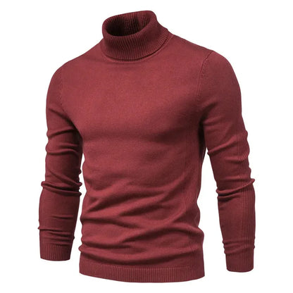 Men’s Turtleneck Sweater Slim Fit