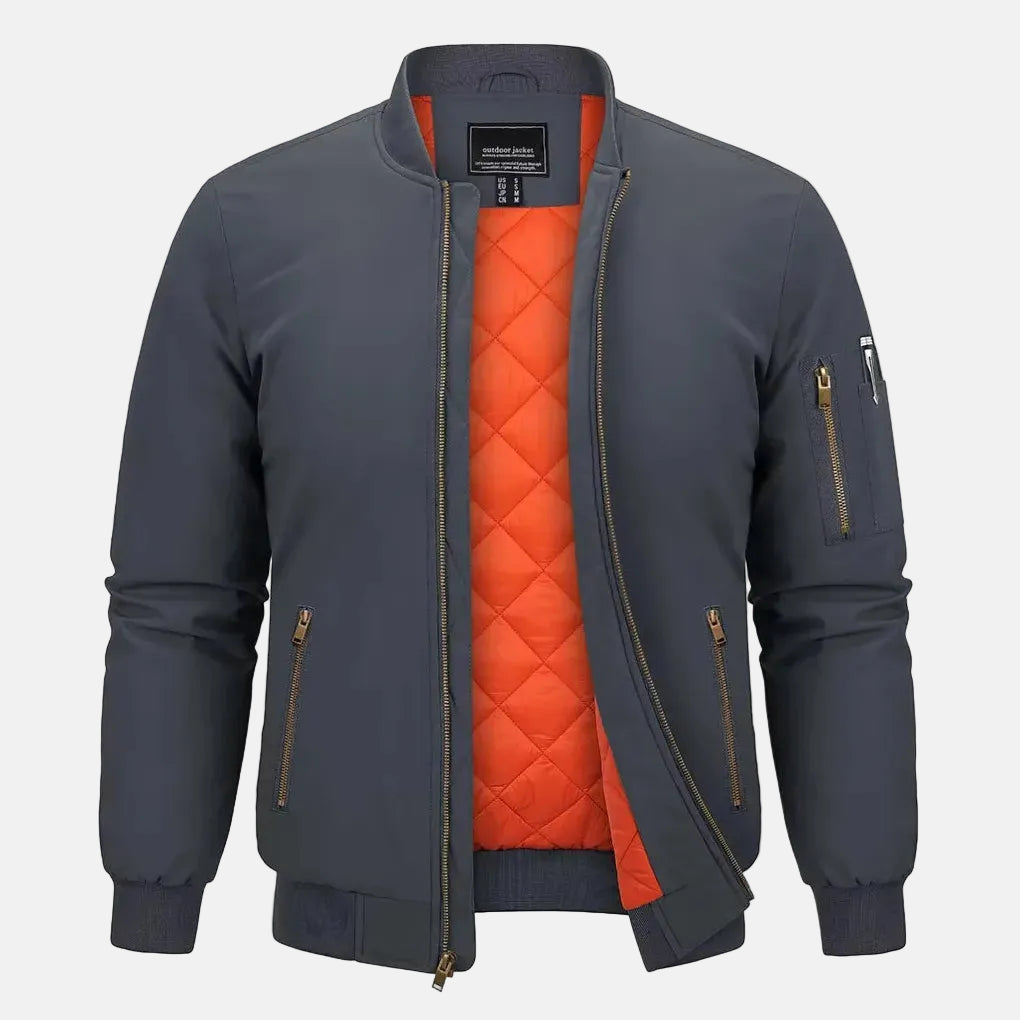 Men’s Bomber Jacket – Casual Pilot Style